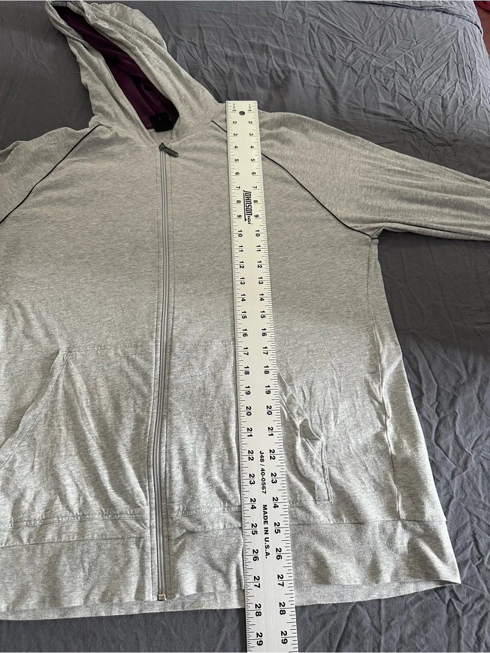 Boss Hugo Boss Light Grey Hoodie and Joggers with Dark Accent Drawcord Mens L